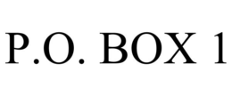 P.O. BOX 1 trademark