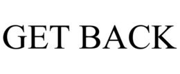 GET BACK trademark