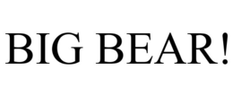 BIG BEAR! trademark