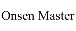 ONSEN MASTER trademark