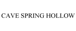 CAVE SPRING HOLLOW trademark