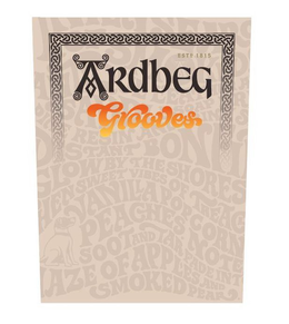 ESTD 1815 ARDBEG GROOVES INTENSE AROMAS OF SMOKED CINNAMON AND PAPRIKA ANTIQUE LEATHER AND SADDLE SOAP DRIFT INTO PINE RESIN AND BRINY SEA SPRAY.  DISTANT BONFIRES GLOW BY THE SHORES OF THE DISTILLERY THE SWEET VIBES OF TREACLE TOFFEE VANILLA POPCORN AND SALTED PEACHES NOTES OF SMOKY SOOT AND TAR FADE INTO A MELLOW HAZE OF APPLES AND SMOKED PEAR trademark