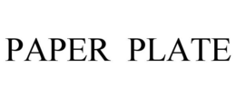 PAPER PLATE trademark
