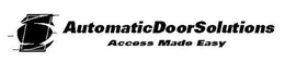 AUTOMATIC DOOR SOLUTIONS ACCESS MADE EASY trademark