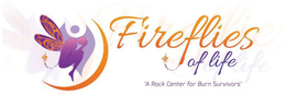 FIREFLIES OF LIFE 'A ROCK CENTER FOR BURN SURVIVORS' trademark