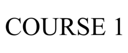 COURSE 1 trademark