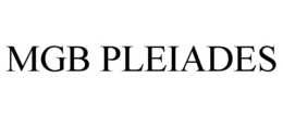 MGB PLEIADES trademark