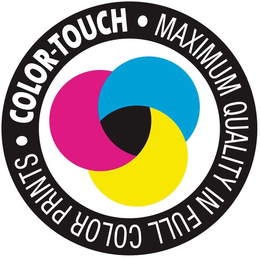 COLOR-TOUCH · MAXIMUM QUALITY IN FULL COLOR PRINTS · trademark