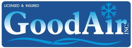 GOOD AIR INC. LICENSED & INSURED trademark
