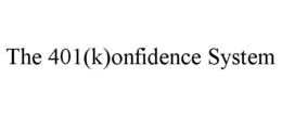 THE 401(K)ONFIDENCE SYSTEM trademark