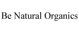 BE NATURAL ORGANICS trademark