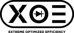 XOE EXTREME OPTIMIZED EFFICIENCY trademark
