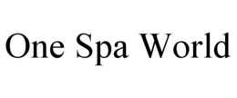 ONE SPA WORLD trademark