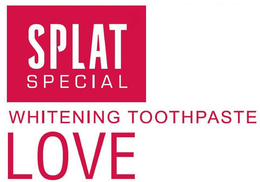SPLAT SPECIAL WHITENING TOOTHPASTE LOVE trademark