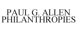 PAUL G. ALLEN PHILANTHROPIES trademark