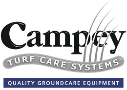 CAMPEY TURF CARE SYSTEMS QUALITY GROUNDSCARE EQUIPMENT trademark