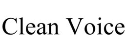 CLEAN VOICE trademark