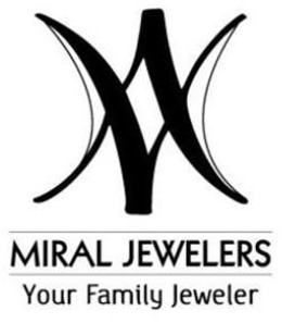M MIRAL JEWELERS YOUR FAMILY JEWELER trademark