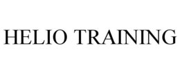 HELIO TRAINING trademark