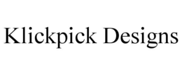 KLICKPICK DESIGNS trademark
