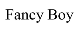 FANCY BOY trademark