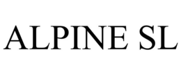 ALPINE SL trademark