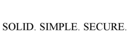 SOLID. SIMPLE. SECURE. trademark