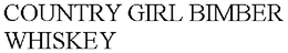 COUNTRY GIRL BIMBER WHISKEY trademark
