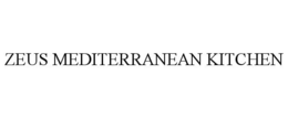 ZEUS MEDITERRANEAN KITCHEN trademark