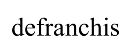DEFRANCHIS trademark