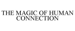 THE MAGIC OF HUMAN CONNECTION trademark