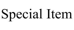 SPECIAL ITEM trademark