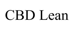 CBD LEAN trademark