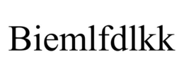 BIEMLFDLKK trademark
