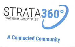 STRATA360º POWERED BY CAMPUSCRUISER A CONNECTED COMMUNITY trademark