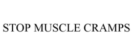 STOP MUSCLE CRAMPS trademark