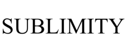 SUBLIMITY trademark