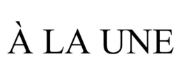 À LA UNE trademark