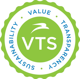 VTS · VALUE ·TRANSPARENCY SUSTAINABIILTY· trademark