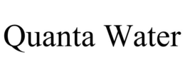 QUANTA WATER trademark
