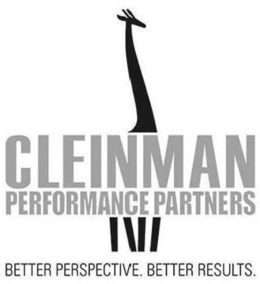 CLEINMAN PERFORMANCE PARTNERS BETTER PERSPECTIVE. BETTER RESULTS. trademark