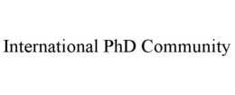 INTERNATIONAL PHD COMMUNITY trademark