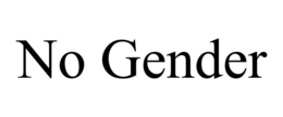 NO GENDER trademark
