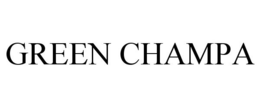 GREEN CHAMPA trademark