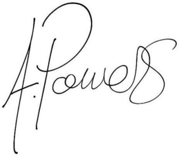 A. POWERS trademark