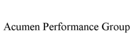 ACUMEN PERFORMANCE GROUP trademark
