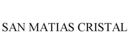 SAN MATIAS CRISTAL trademark
