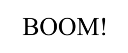 BOOM! trademark