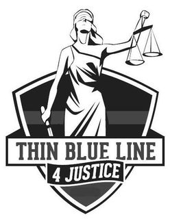 THIN BLUE LINE 4 JUSTICE trademark