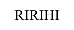 RIRIHI trademark